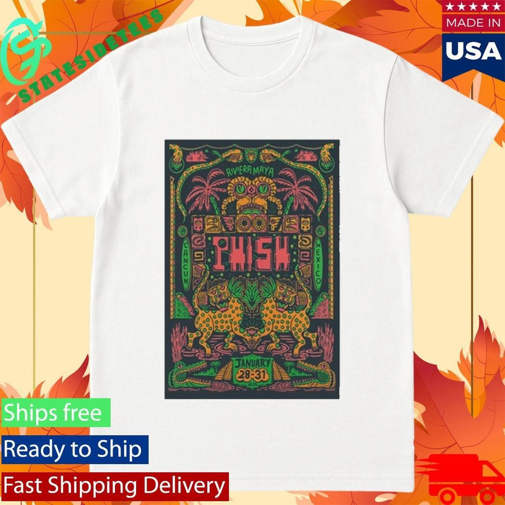 Phish Jan 28-31 2026 Cancun, Mexico Shirt Unisex , , , Long Sleeve Tee