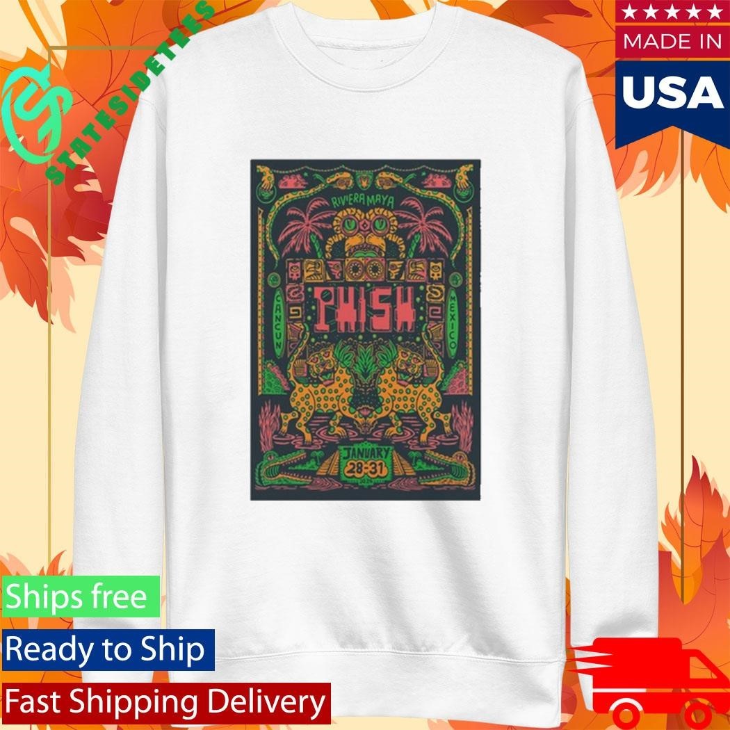 Phish Jan 28-31 2026 Cancun, Mexico Shirt Unisex , , , Long Sleeve Tee