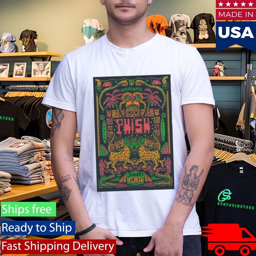 Phish Jan 28-31 2026 Cancun, Mexico Shirt Unisex , , , Long Sleeve Tee