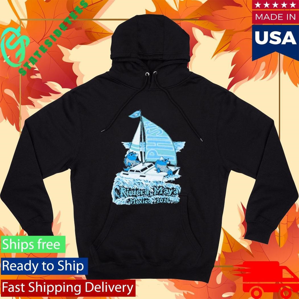 Phish Riviera Pollock Waves Shirt Unisex , , , Long Sleeve Tee