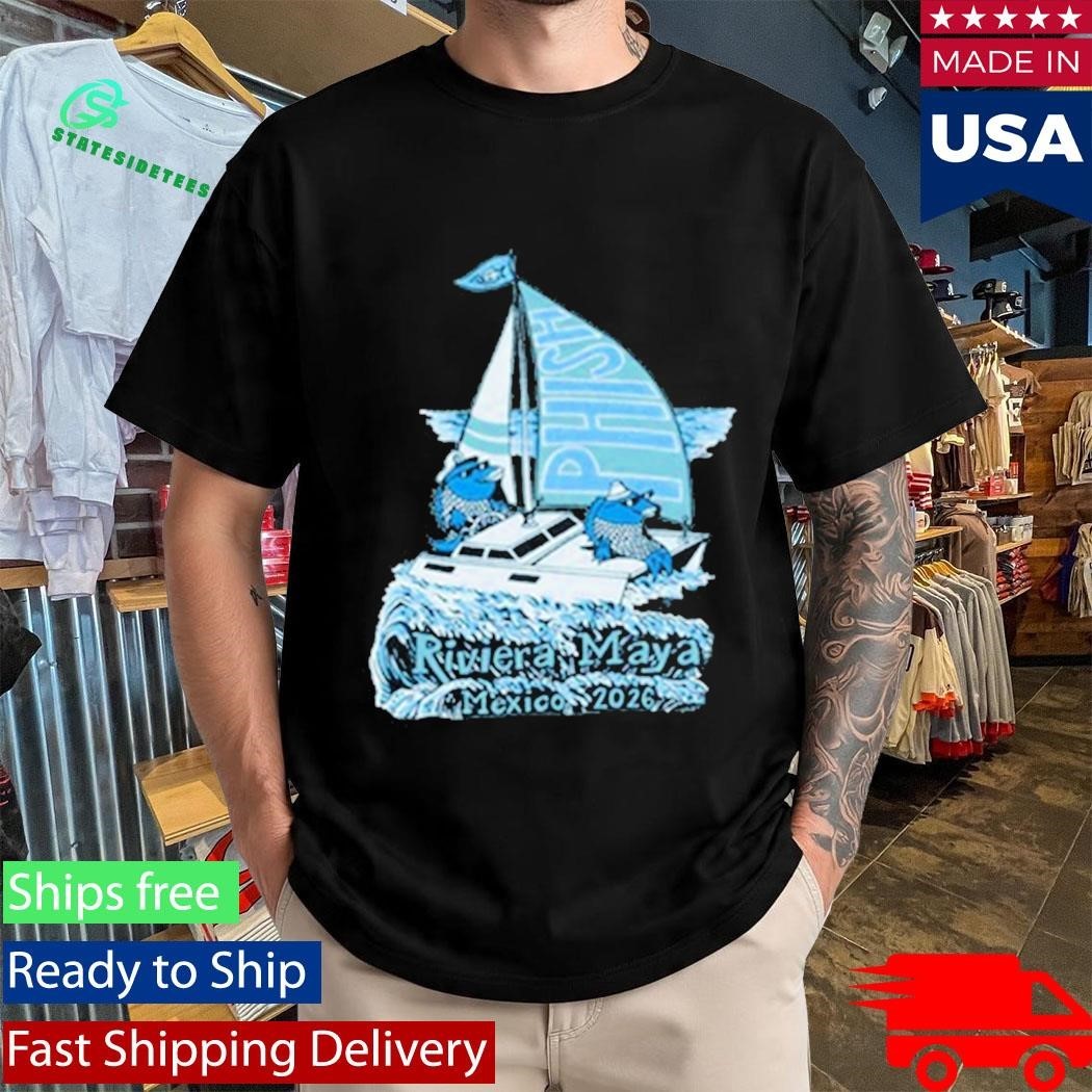Phish Riviera Pollock Waves Shirt Unisex , , , Long Sleeve Tee