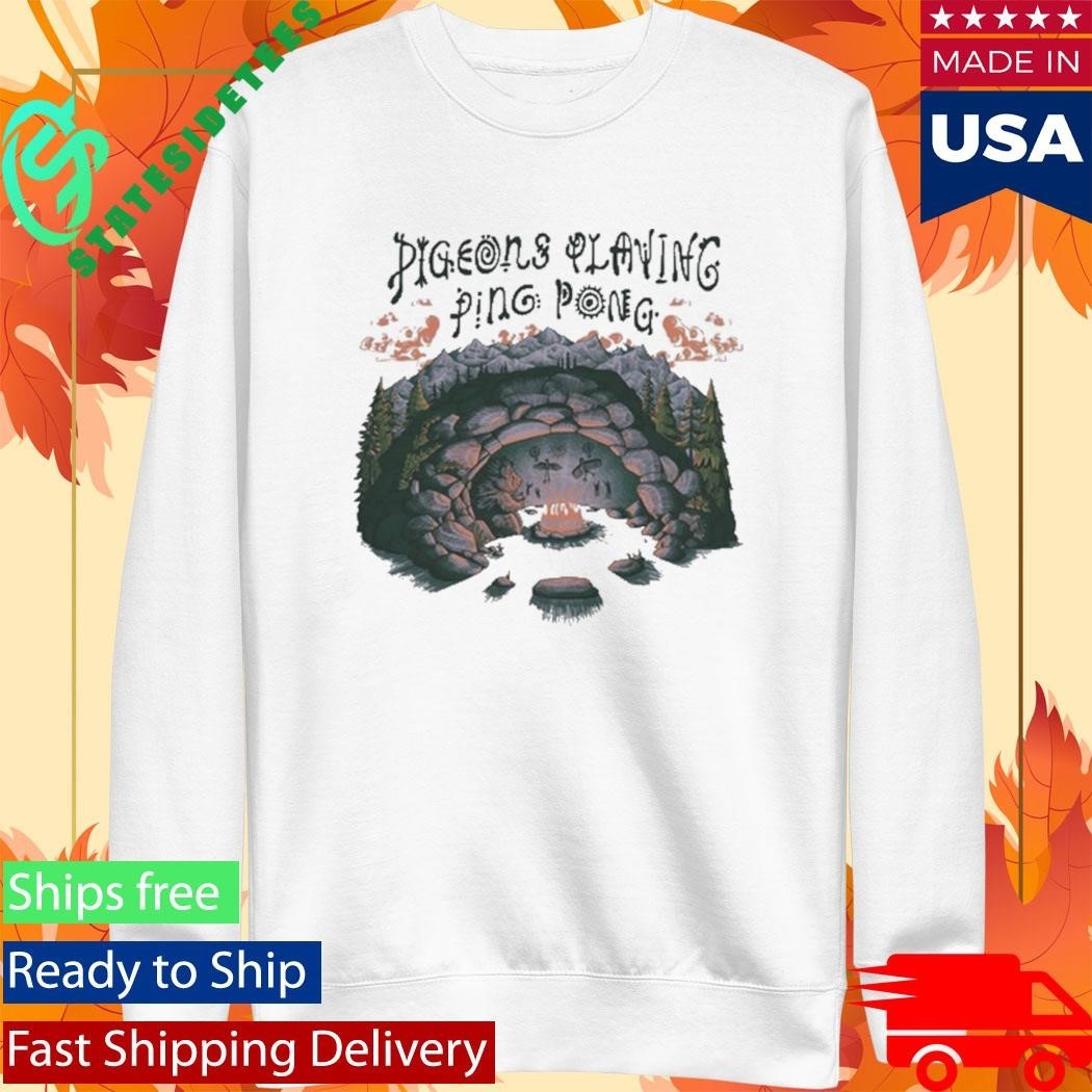 Pigeons Playing Ping Pong X Nature Backs 2026 Shirt Unisex , , , Long Sleeve Tee
