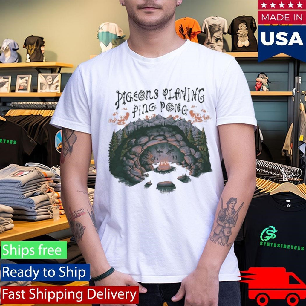 Pigeons Playing Ping Pong X Nature Backs 2026 Shirt Unisex , , , Long Sleeve Tee