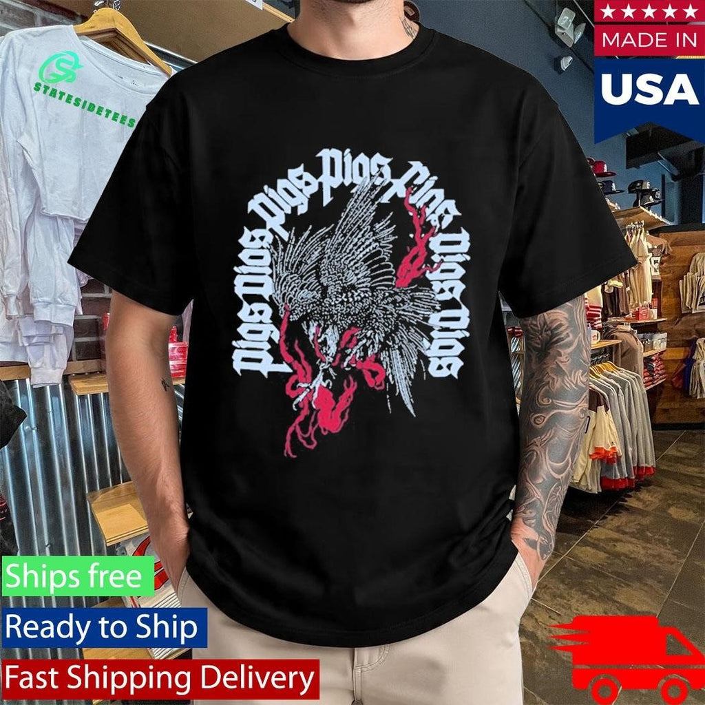 Pigs Pigs Pigs I Must Have Pissed Off God Shirt Unisex , , , Long Sleeve Tee