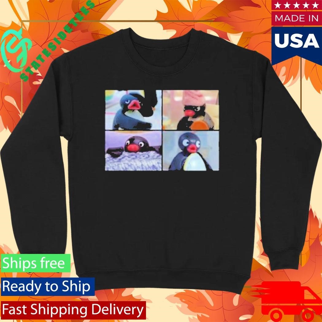 Pingu Moods Shirt Unisex , , , Long Sleeve Tee