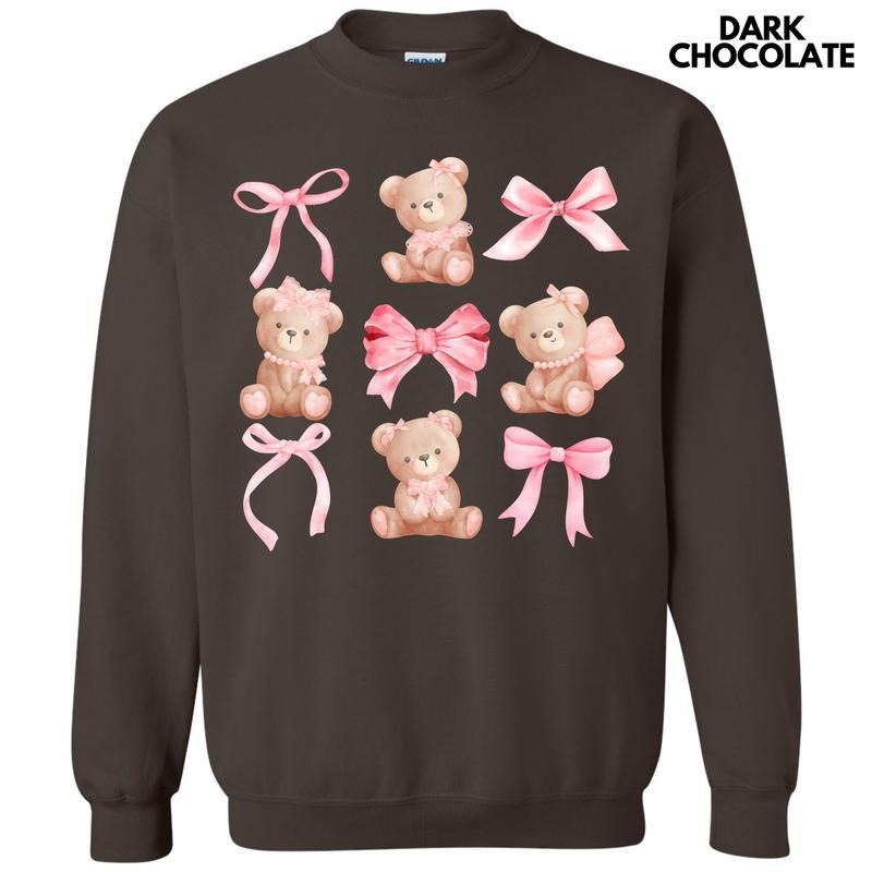 Pink Bear Coquette Collage 'NLB' T-Shirts