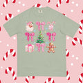 Pink Doodles Cotton Festive Printed Crew Neck Short Sleeve Casual Medium Length T-Shirts