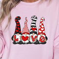 Pink Love Gnome Gildan T-Shirts