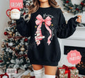 Pink Santa Bow T-Shirts