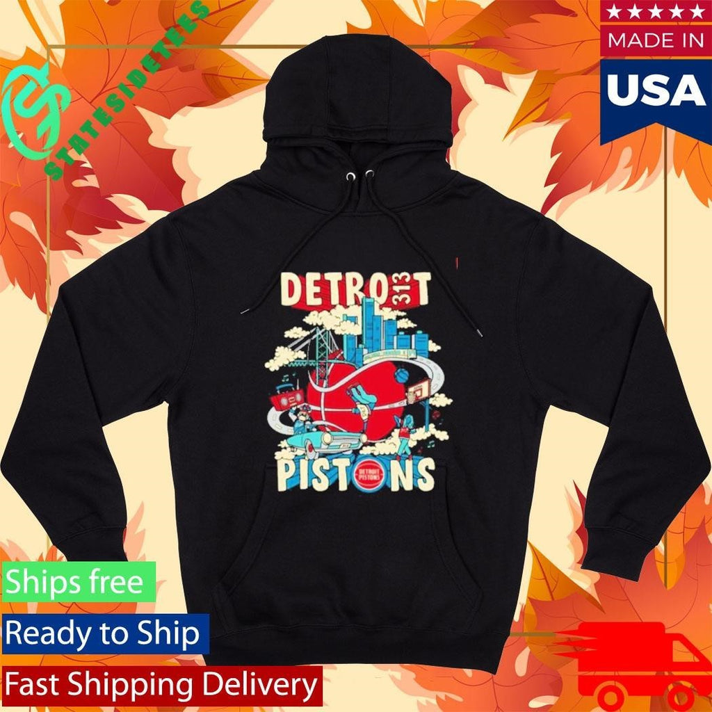 Pistons Motor City Motion Shirt Unisex , , , Long Sleeve Tee