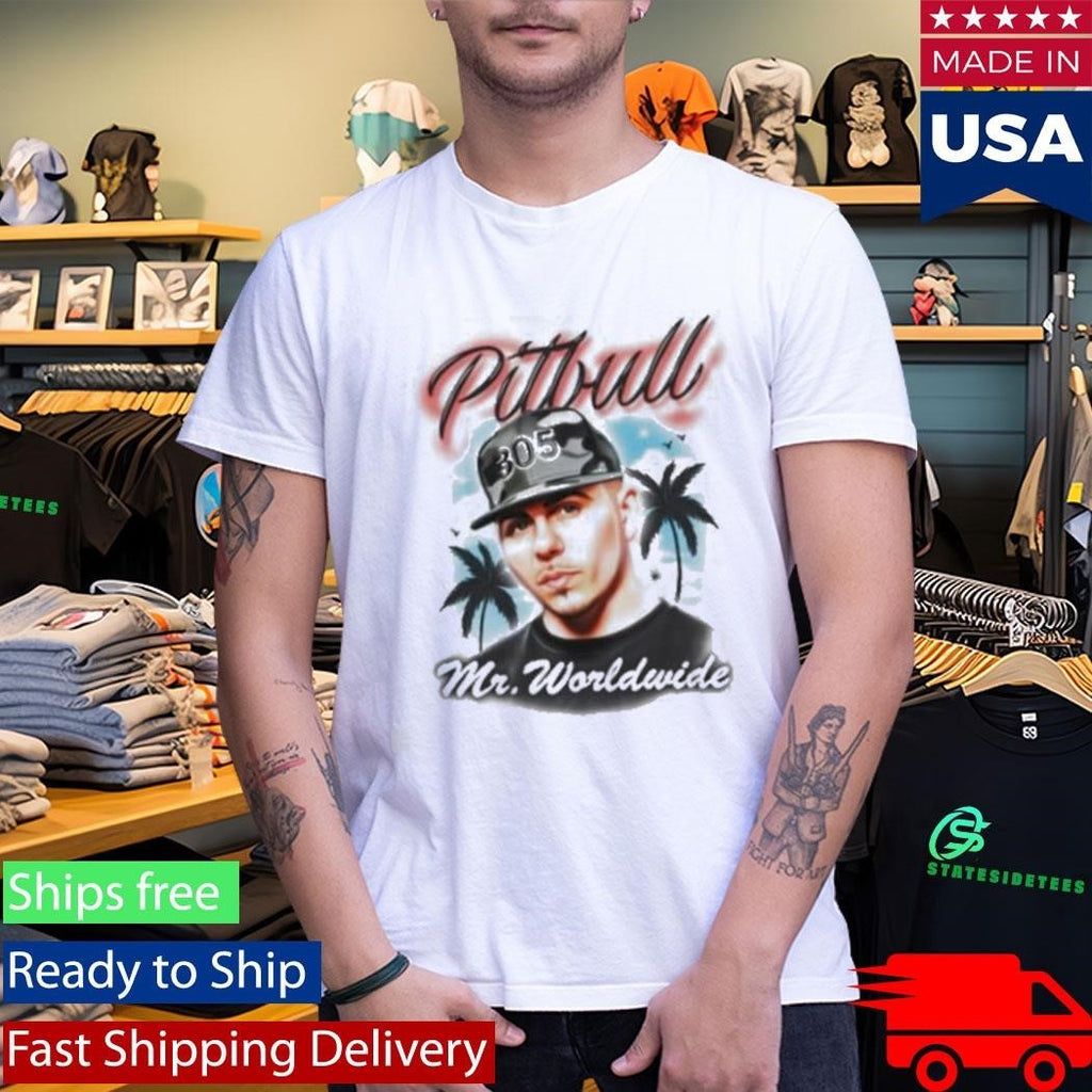Pitbull Mr Worldwide 305 Day Unisex , , , Long Sleeve Tee