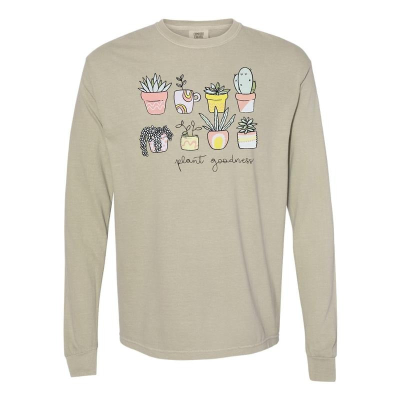 Plant Goodness Long Sleeve Comfort Colors T-Shirts