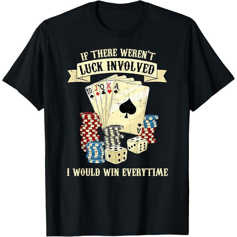 Poker Texas Hold'Em Gambling Casino Gambler Poker Made Usa T-Shirts