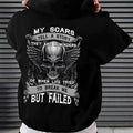 Skull Letter Print Drop Shoulder 1 Side Printed Man Woman Casual Crew Neck Long Sleeve 50 50 Cotton Polyester Blend Classic Fit Retro T-Shirts