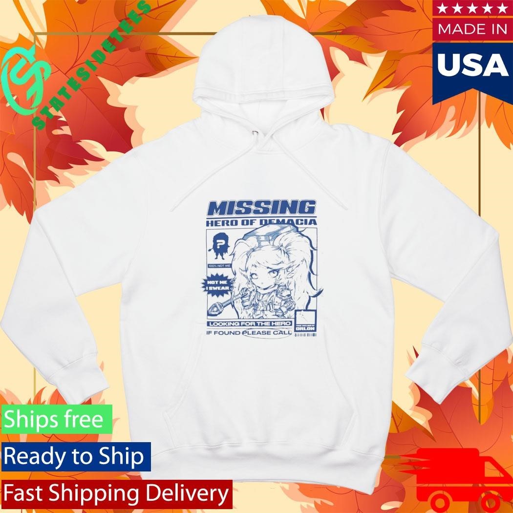 Poppy Missing Hero Of Demacia Shirt Unisex , , , Long Sleeve Tee