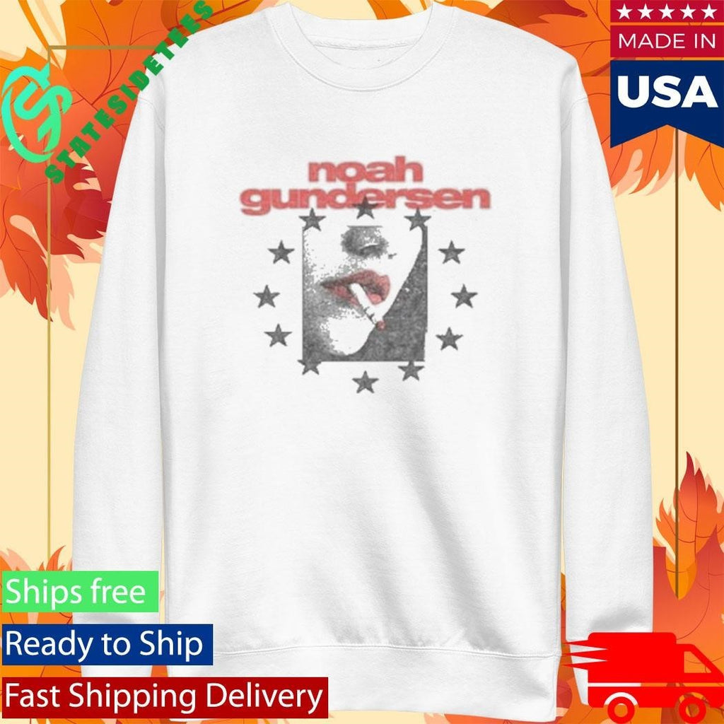 Port Noah Gundersen Lips Shirt Unisex , , , Long Sleeve Tee