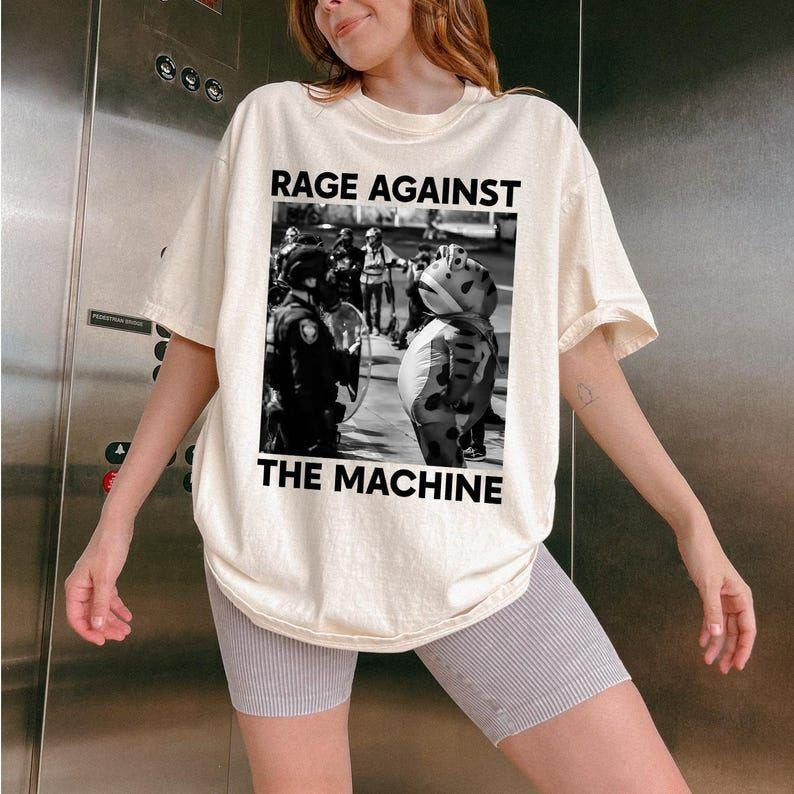 Portland Frog Protest Anti ICE Anti Fascism Shirt Anti Trump Shirt Porland Frog Rage Against Machine Shirt T-Shirts
