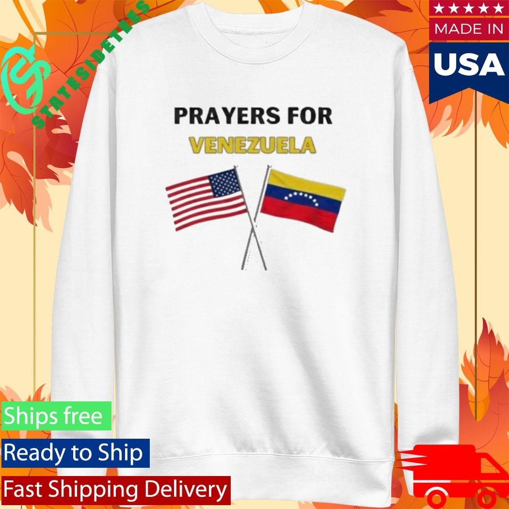 Prayer For Venezuela No War On Venezuela Shirt Anti Trump Shirt Unisex , , , Long Sleeve Tee