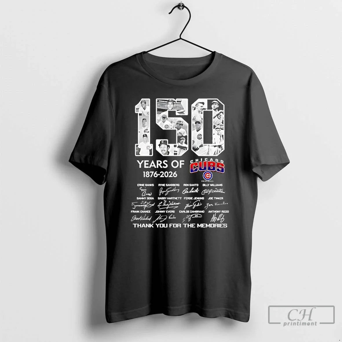 150 Years Chicago Cubs 1876 2026 Thank You Memories Legendary Players