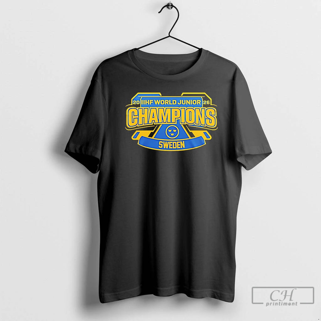 Premium 2026 Iihf World Junior Champions Sweden Tre Kronor Mastare
