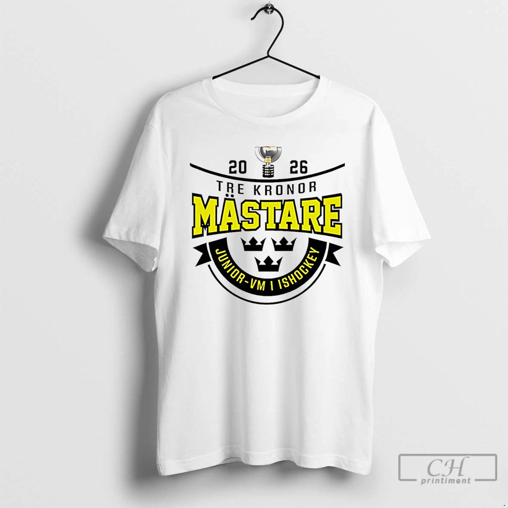 Premium 2026 Junior Vm I Ishockey World Junior Champions Tre Kronor Mastare T Shirts Sweater