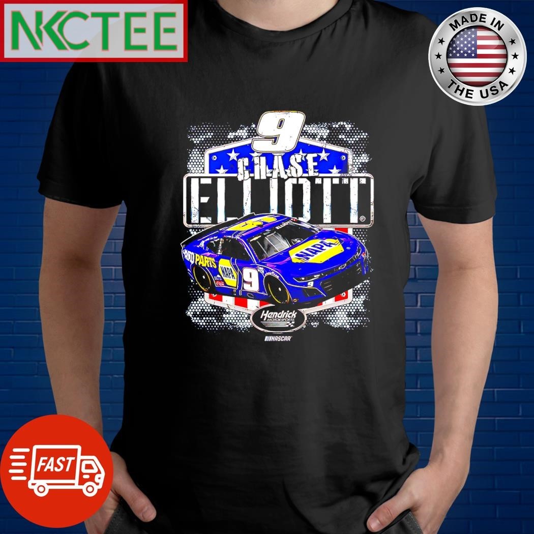 Premium 9 Chase Elliot Hendrick Motorsports Team NASCAR car shirt Unisex , , , Long Sleeve Tee