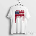 Abolish Ice American Flag Blood