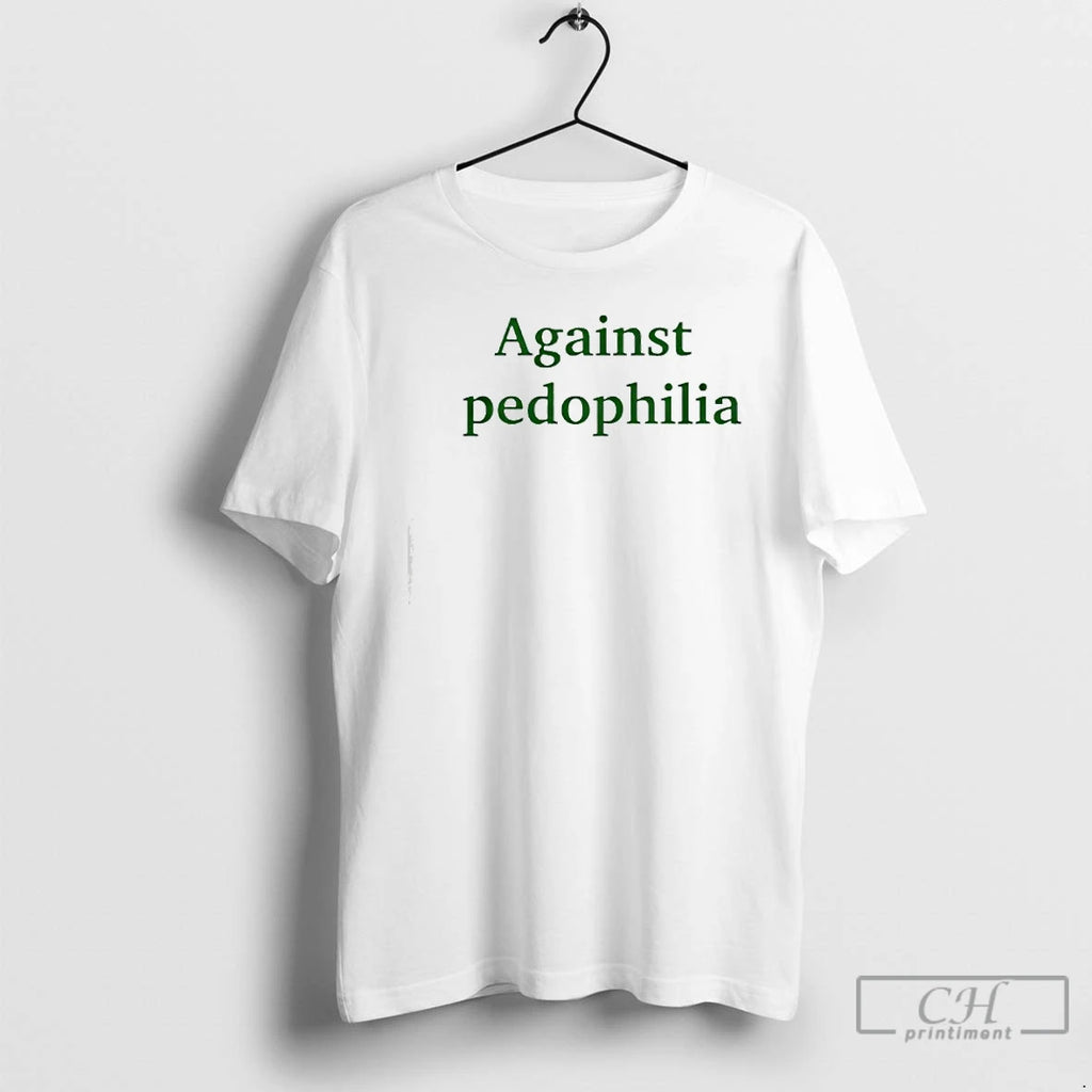 Premium Against Pedophilia Text