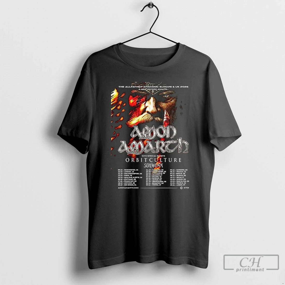Amon Amarth Allfather Awakens Europe Uk 2026 Tour New Record Awaits