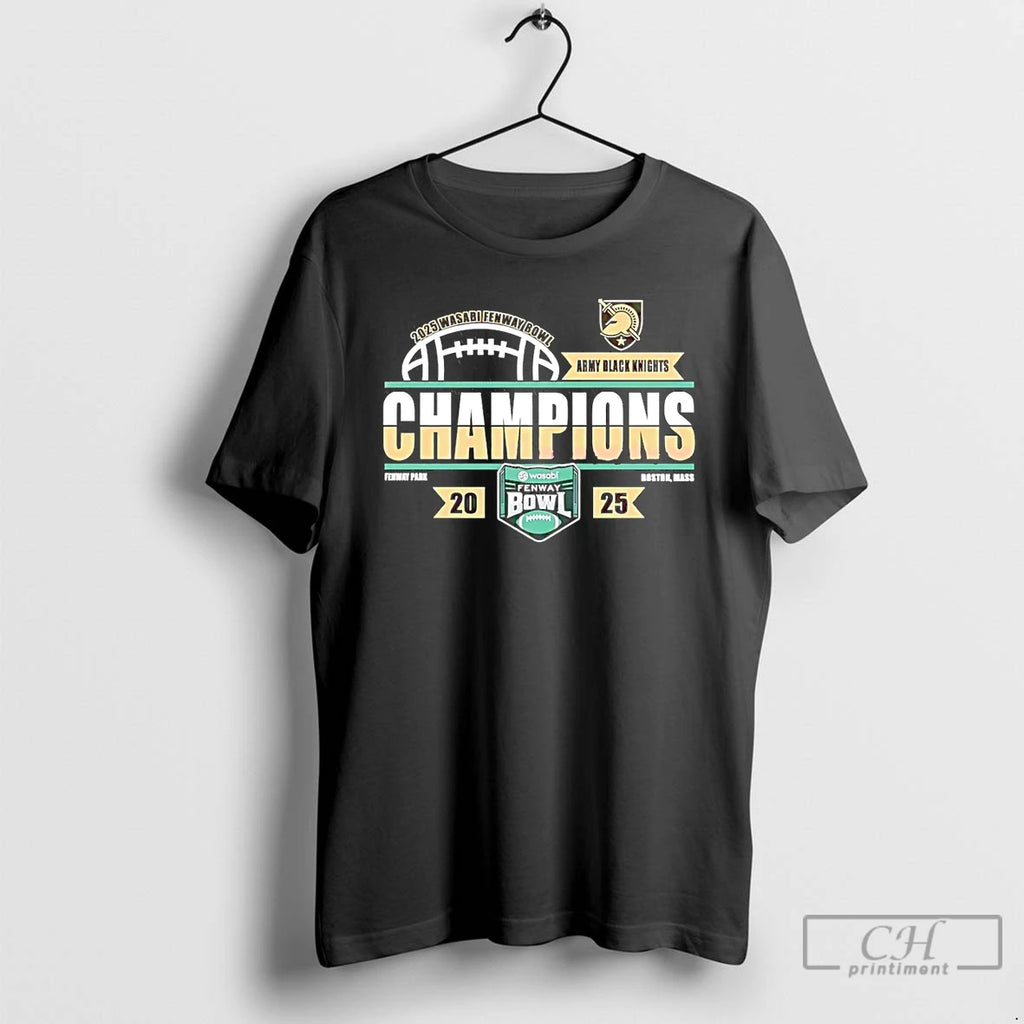 Premium Army Black Knights Football Wasabi Fenway Bowl Champions 2025 Classic