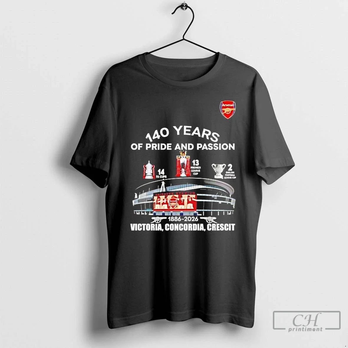 Arsenal 140 Years Pride Passion Victoria