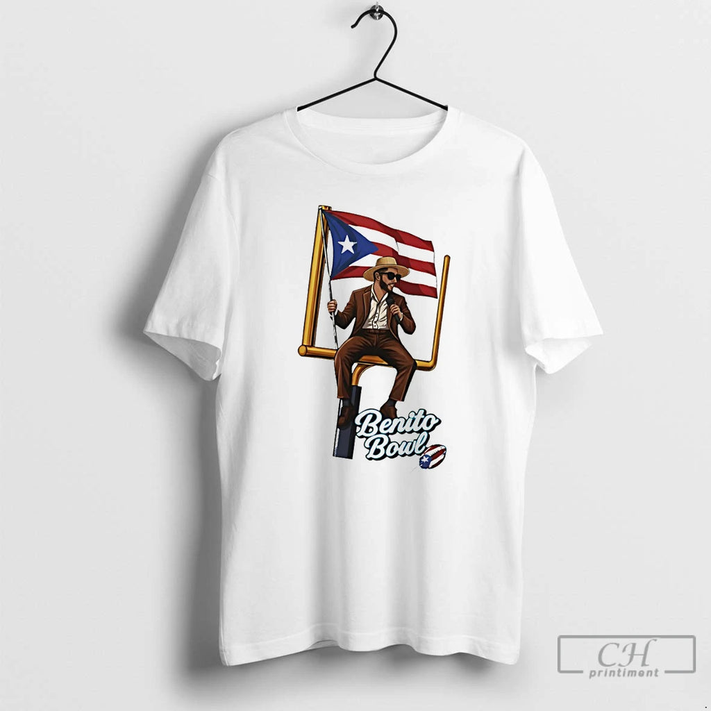 Premium Bad Bunny Benito Bowl Puerto Rican Football Halftime Show Flag