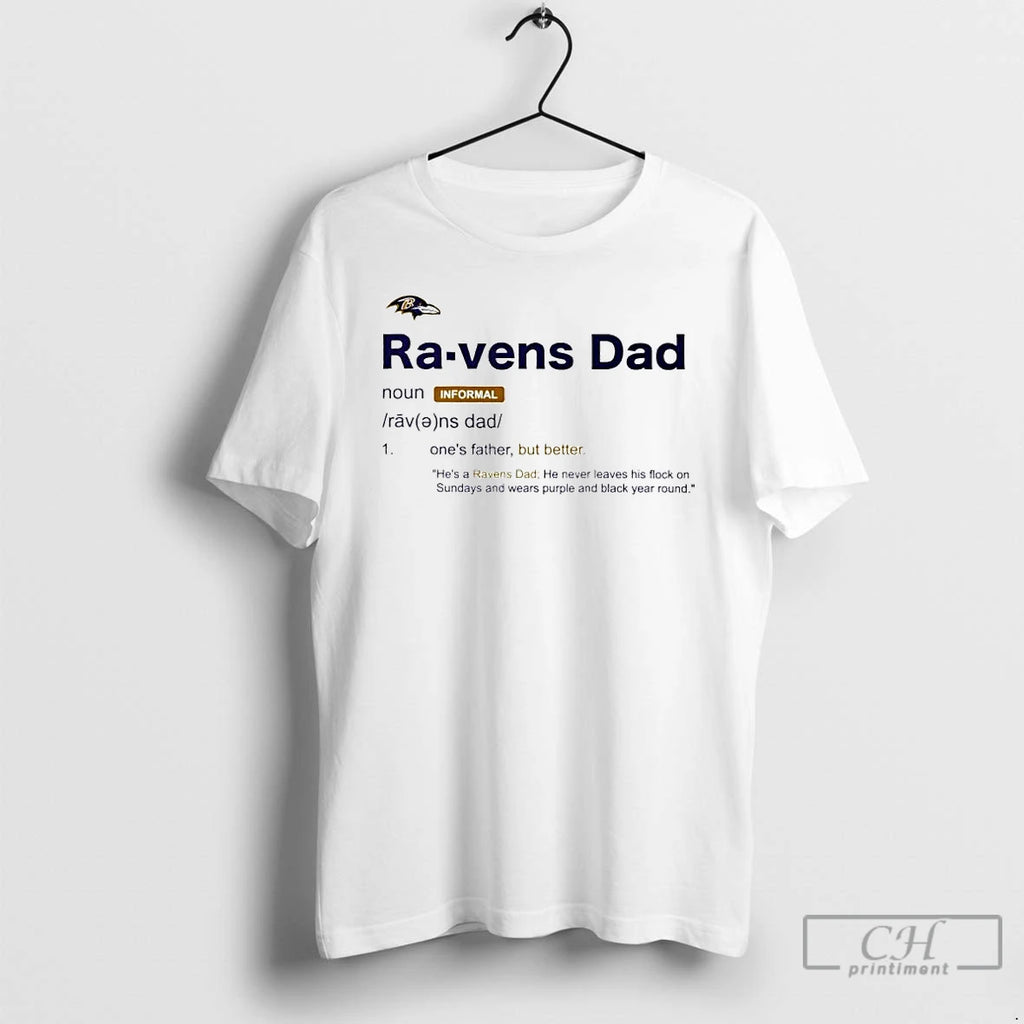 Premium Baltimore Ravens Dad Definition Ornaments T Shirts