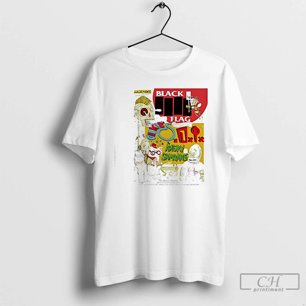 Premium Black Flag West Hollywood California 2026 Two Nights Of Punk Rock Event T Shirts