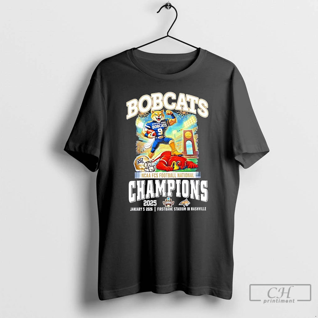 Premium Bobcats Won The Ncaa Fcs Football National Champions Jan 5th 2026 Firstbank Stadium