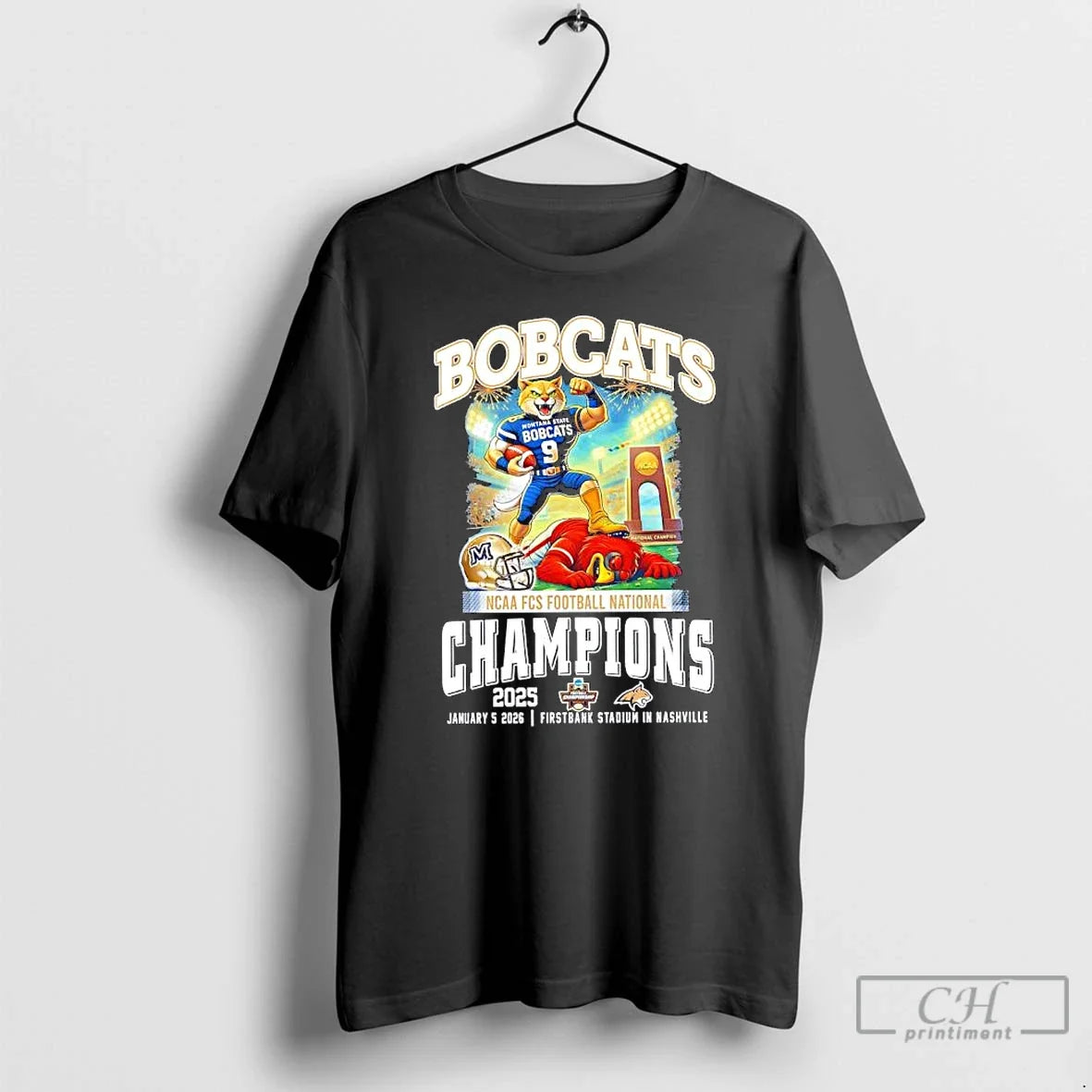 Bobcats Won Ncaa Fcs Football National Champions Jan 5th 2026 Firstbank Stadium