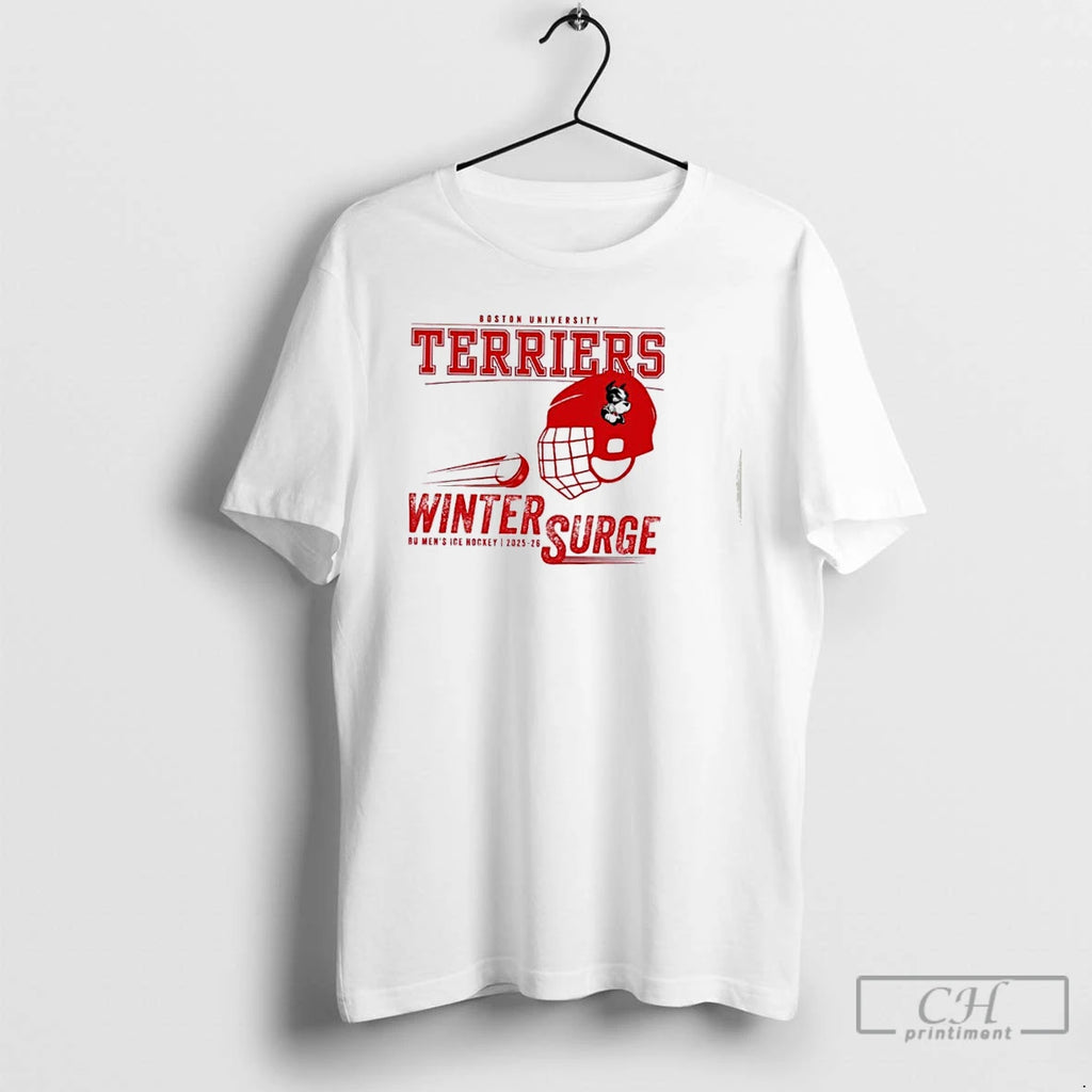 Premium Boston University Terriers Winter Surge T Shirts