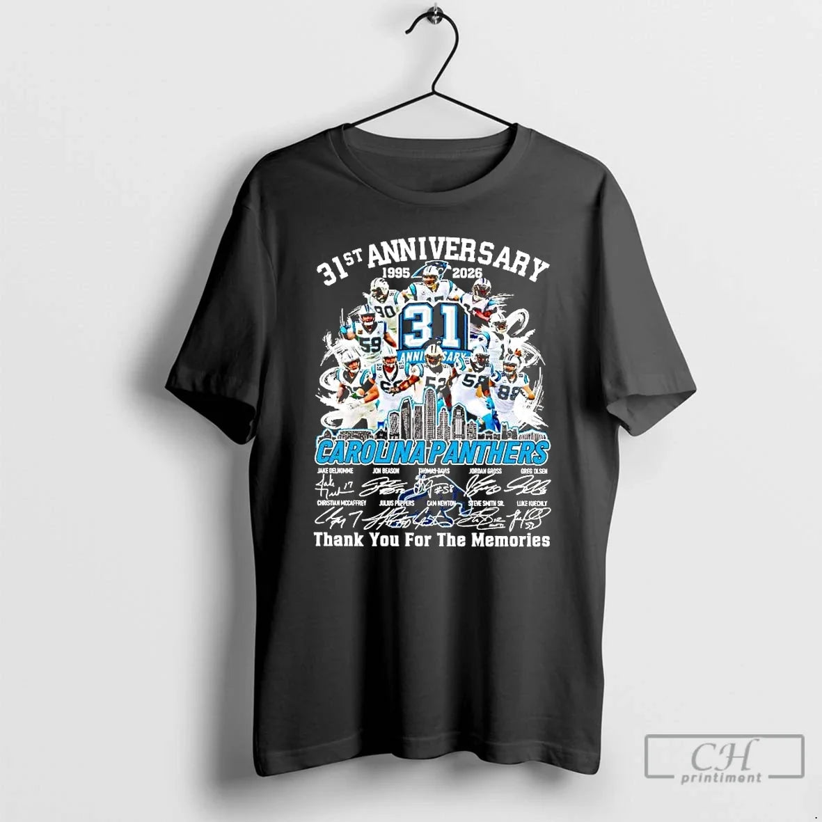 Carolina Panthers 31st Anniversary 1995 2026 Team Players