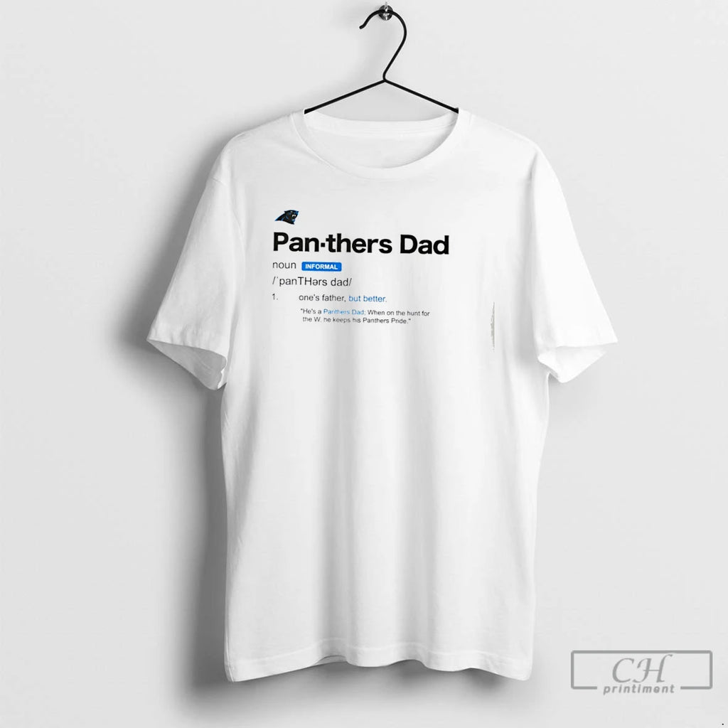 Premium Carolina Panthers Dad Definition T Shirts