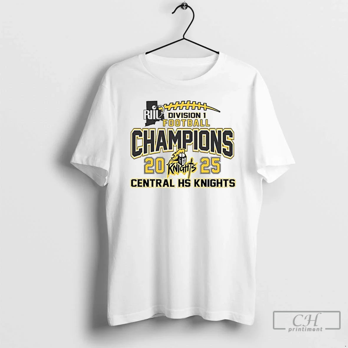 Central Hs Knights 2025 Riil Division 1 Football Champions Ornaments