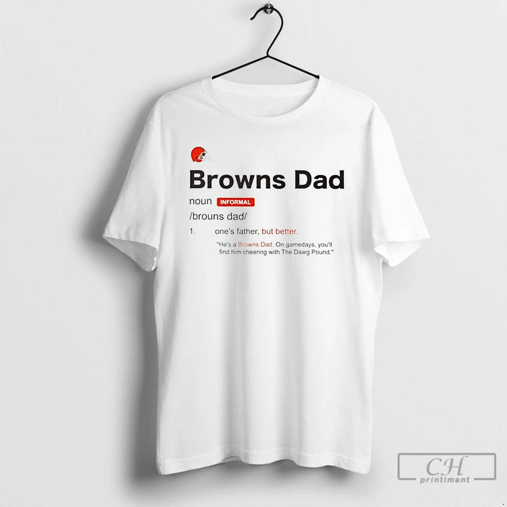 Premium Cleveland Browns Dad Definition Ornaments T Shirts