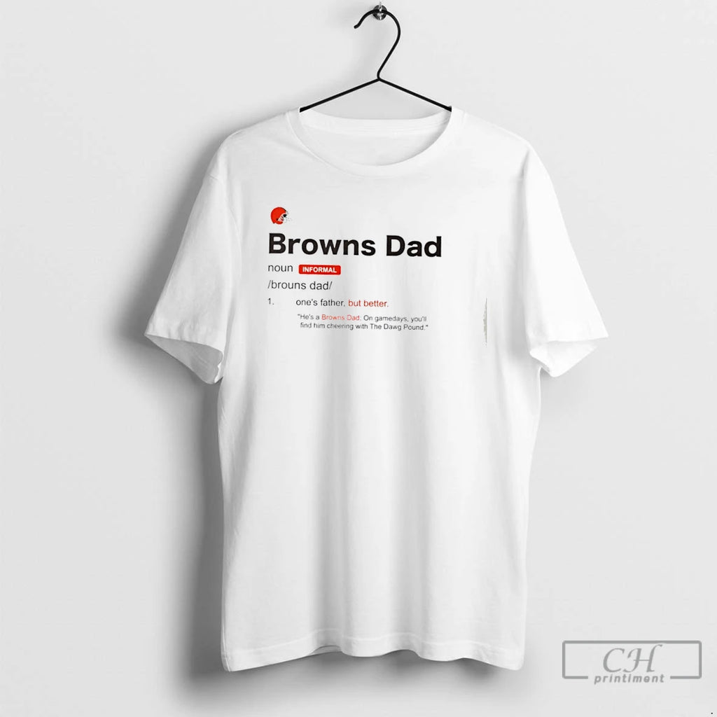 Premium Cleveland Browns Dad Definition T Shirts