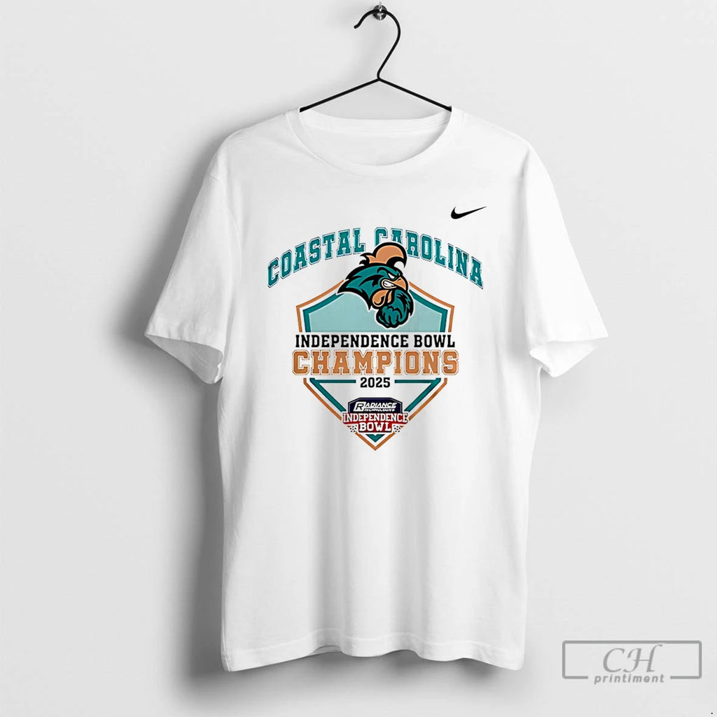 Premium Coastal Carolina 2025 Radiance Technologies Independence Bowl Champions Logo