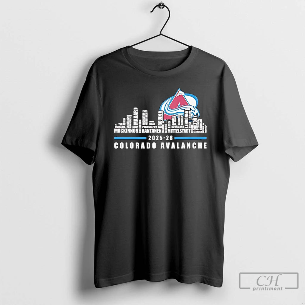 Premium Colorado Avalanche 2025 26 City Skyline