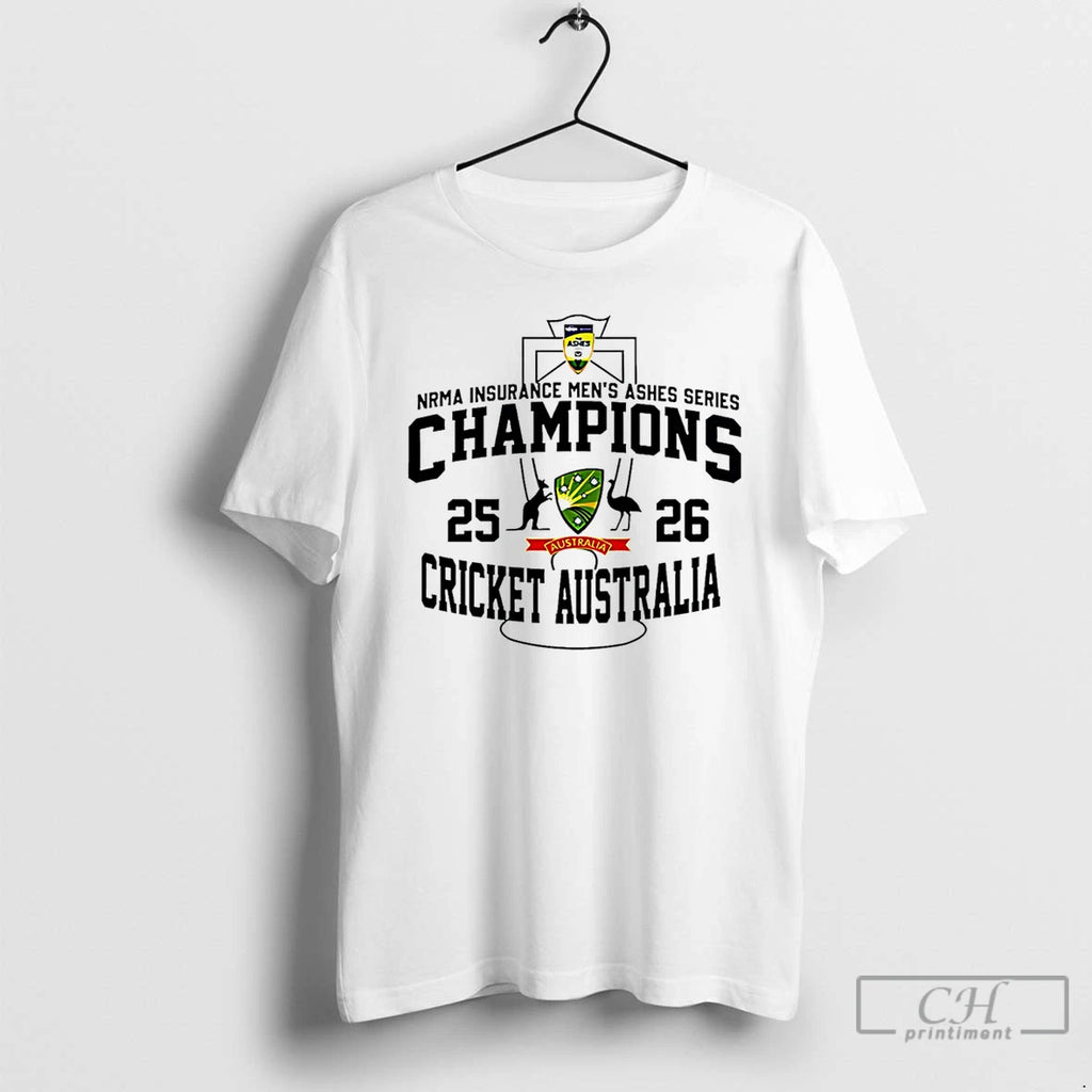 Premium Cricket Australia 2025 Nrma Insurance Mens Ashes Champions Logo