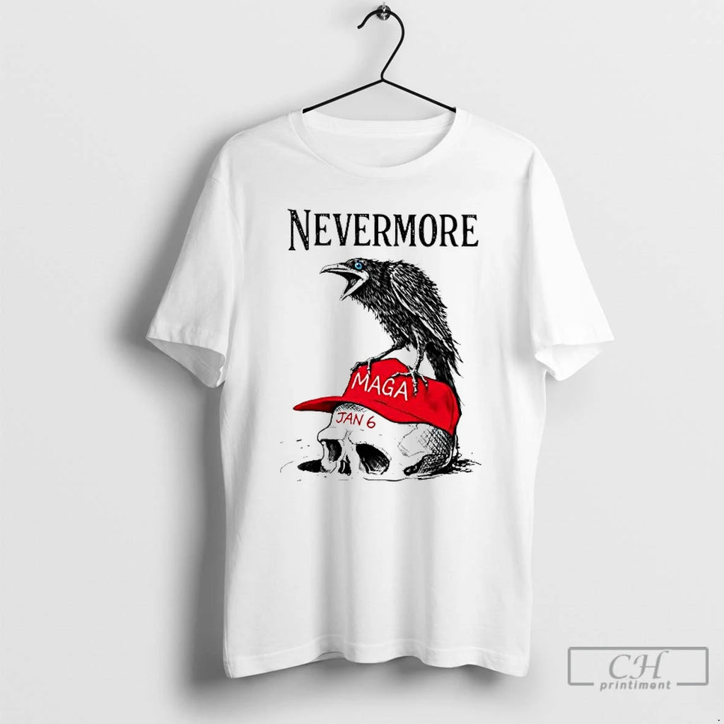 Premium Crow Tread On Maga Skull Nevermore