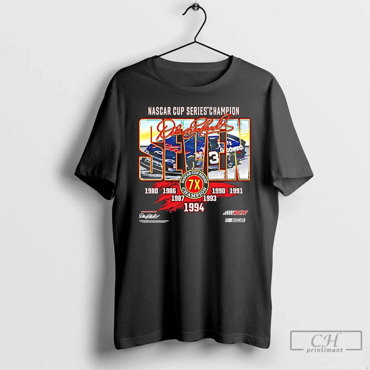 Dale Earnhardt Nascar Cup Champion 7x Signature