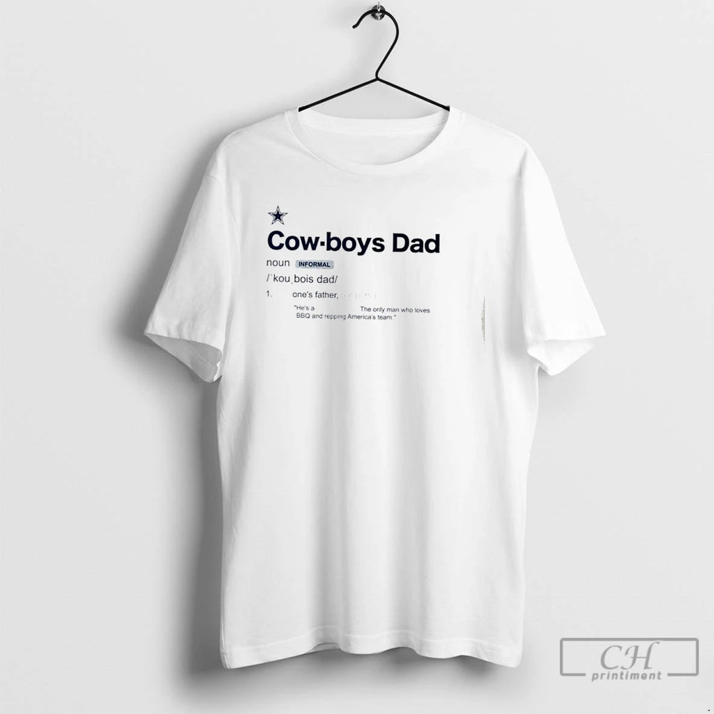 Premium Dallas Cowboys Dad Definition T Shirts