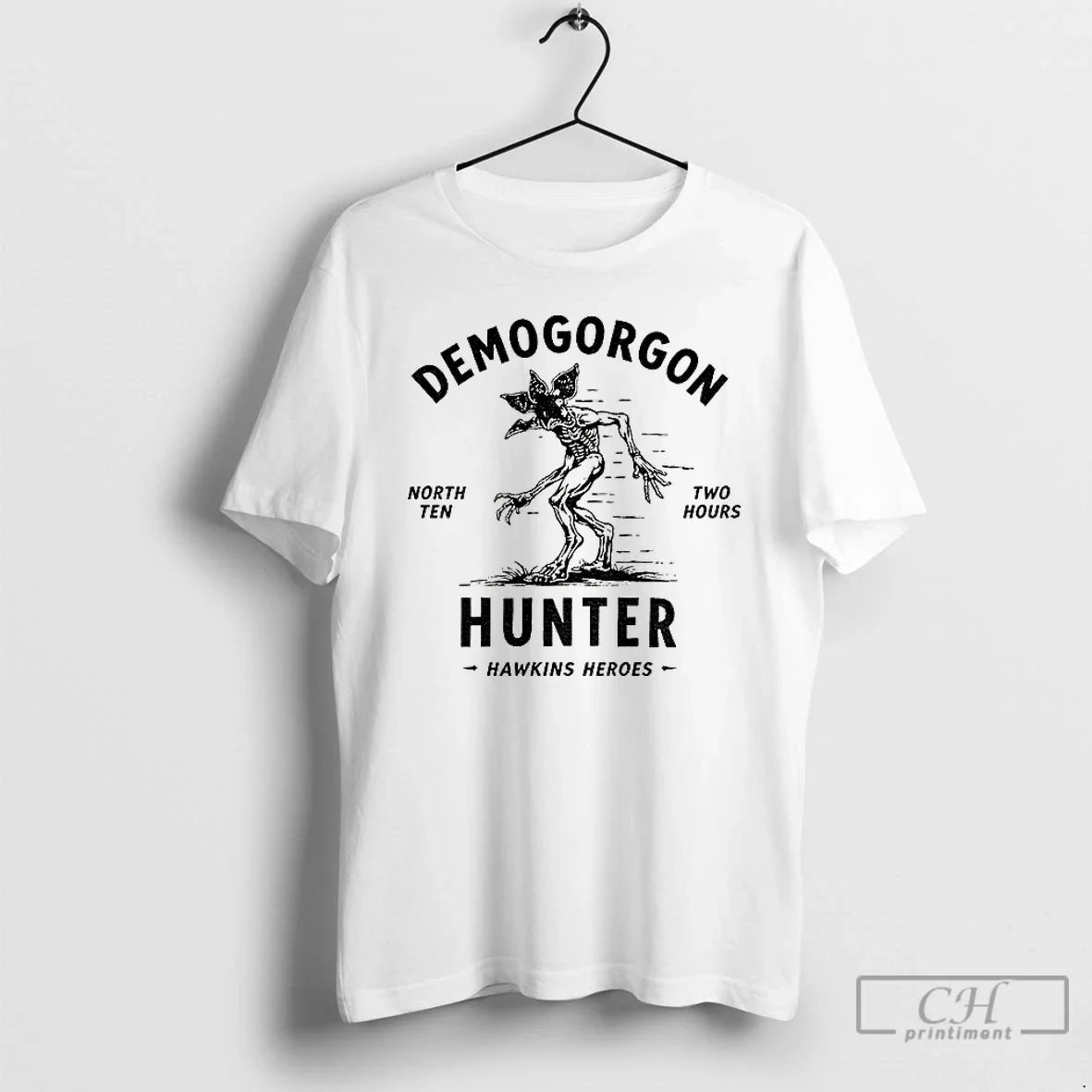 Demogorgon Monster Upside Down North Ten Two Hours Hunter Hawkins Heroes