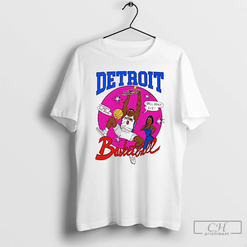 Premium Detroit Pistons Basketball Are No Joke Ball Dont Lie Comic